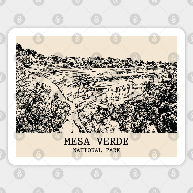 Mesa Verde National Park Magnet by Lakeric